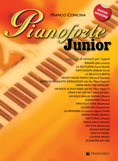 Cubierta de Pianoforte Junior Vol.1, de Franco Concina