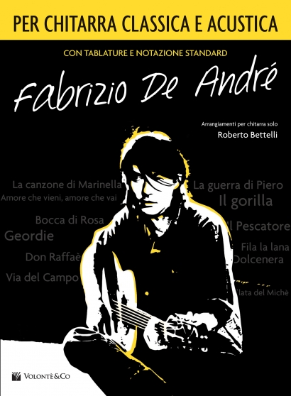 FABRIZIO DE ANDRÉ PER CHITARRA CLASSICA E ACUSTICA