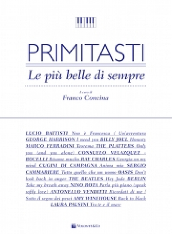 Cubierta de Primi Tasti Le più Belle di sempre, de Franco Concina