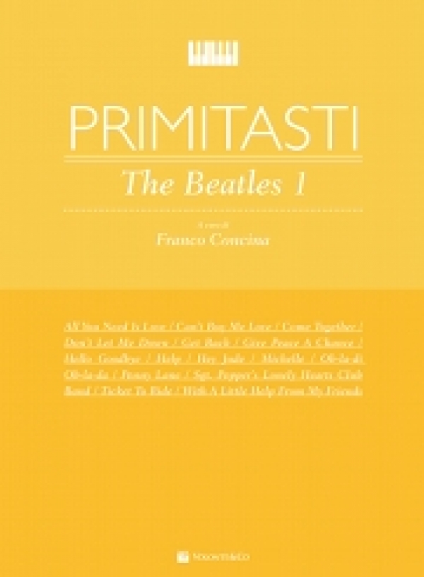 Cubierta de Primi Tasti -The Beatles - Vol. 1, de Franco Concina