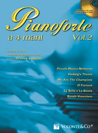 Cubierta de Pianoforte a 4 Mani Ant. Vol.2, de Franco Concina