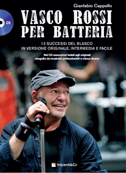 Copertina di Vasco Rossi per Batteria , di Gianfabio Cappello