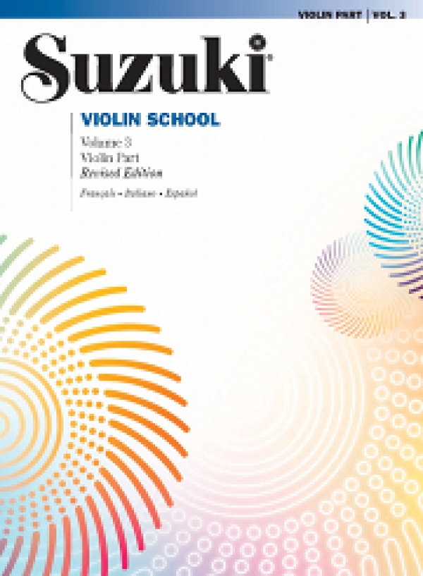 Cubierta de Suzuki Violin School Vol. 3, de Shinichi Suzuki